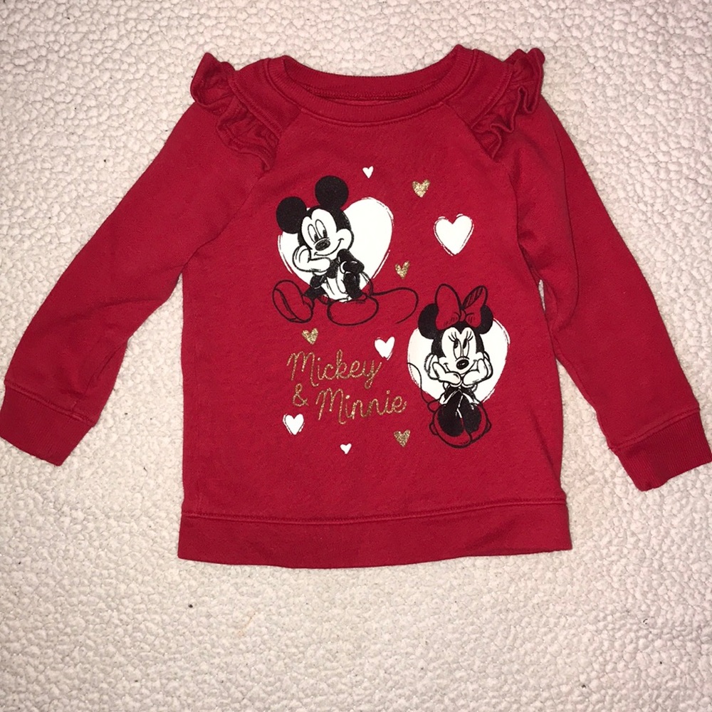2T Mickey and Minnie Sweatshirt